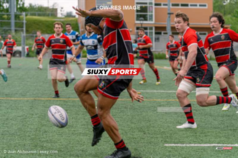 Cameron HARTE - David PELOSI -  Parc Olympique Rugby - Beaconsfield Rugby Football Club - Rugby - RQ 2024 - Super Ligue M - Parc Olympique (14) vs (45) Beaconsfield RFC (#RQ24SLMPOBEA06) Photo by: Juan Alchourron | Siuxy Sports 2024-06-08