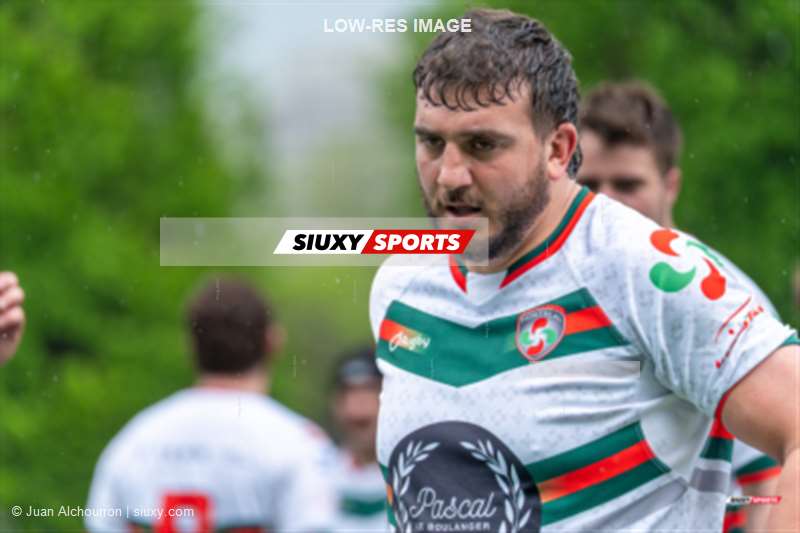 Josselin THIZON -  Rugby Club de Montréal - Town of Mount Royal RFC - Rugby - RQ 2025 - Super Ligue M - Rugby Club de Montréal (15) vs (31) Town Mount Royal - 1st half - Reel Juan (#RQ25SLMRCMTMR501) Photo by: Juan Alchourron | Siuxy Sports 2025-05-17