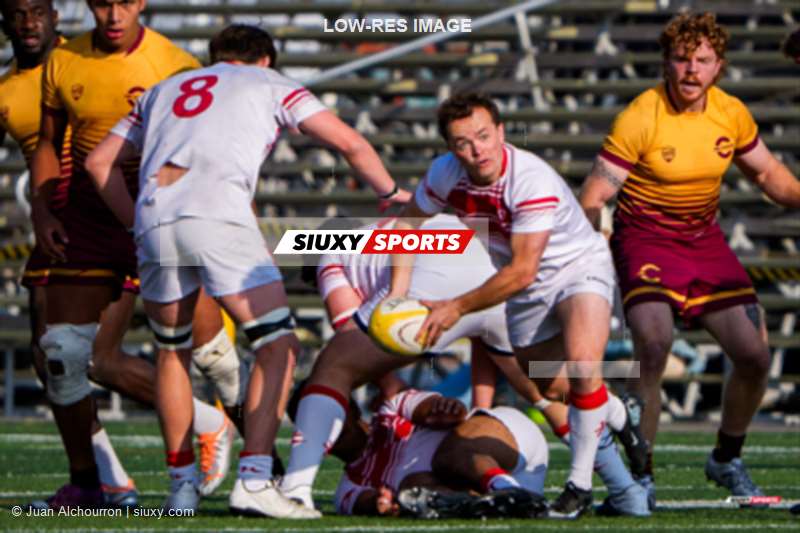 Igbekele KUTI - Ashton WRIGHT -  Université Concordia - Université McGill - Rugby - RSEQ 2025 - Rugby M - Concordia vs McGill - Last 30 minutes of the Dave Hardy Cup (#RSEQ25RMCM105) Photo by: Juan Alchourron | Siuxy Sports 2025-10-18