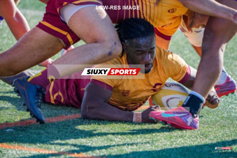 Igbekele KUTI -  Université Concordia - Bishop's University - Rugby - RSEQ 2025 - Rugby M - Concordia vs Bishop's (#RSEQ25RMCB10) Photo by: Juan Alchourron | Siuxy Sports 2025-10-04